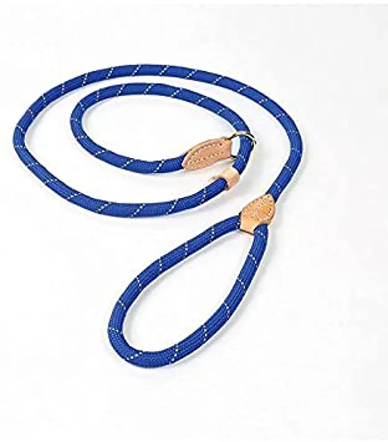 Shires Digby and Fox Reflective Slip Lead Navy